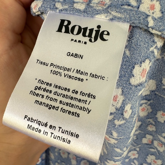 Rouje Gabin Blue dress FR36 - Picture 8 of 9